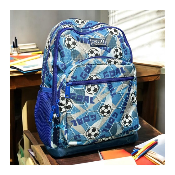 Muggle Mu Football Mavi Okul Çantası