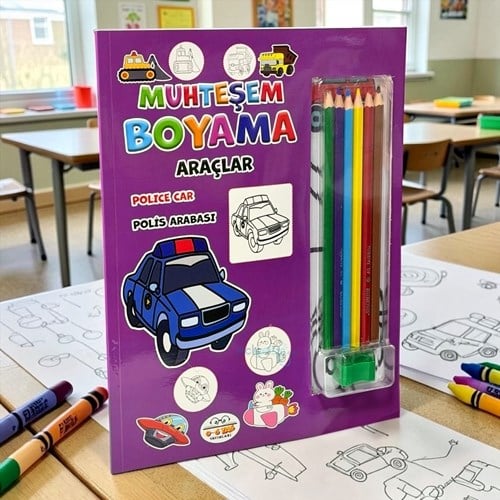 Muhteşem Boyama - Araçlar - Kuruboya Ve Kalemtraş