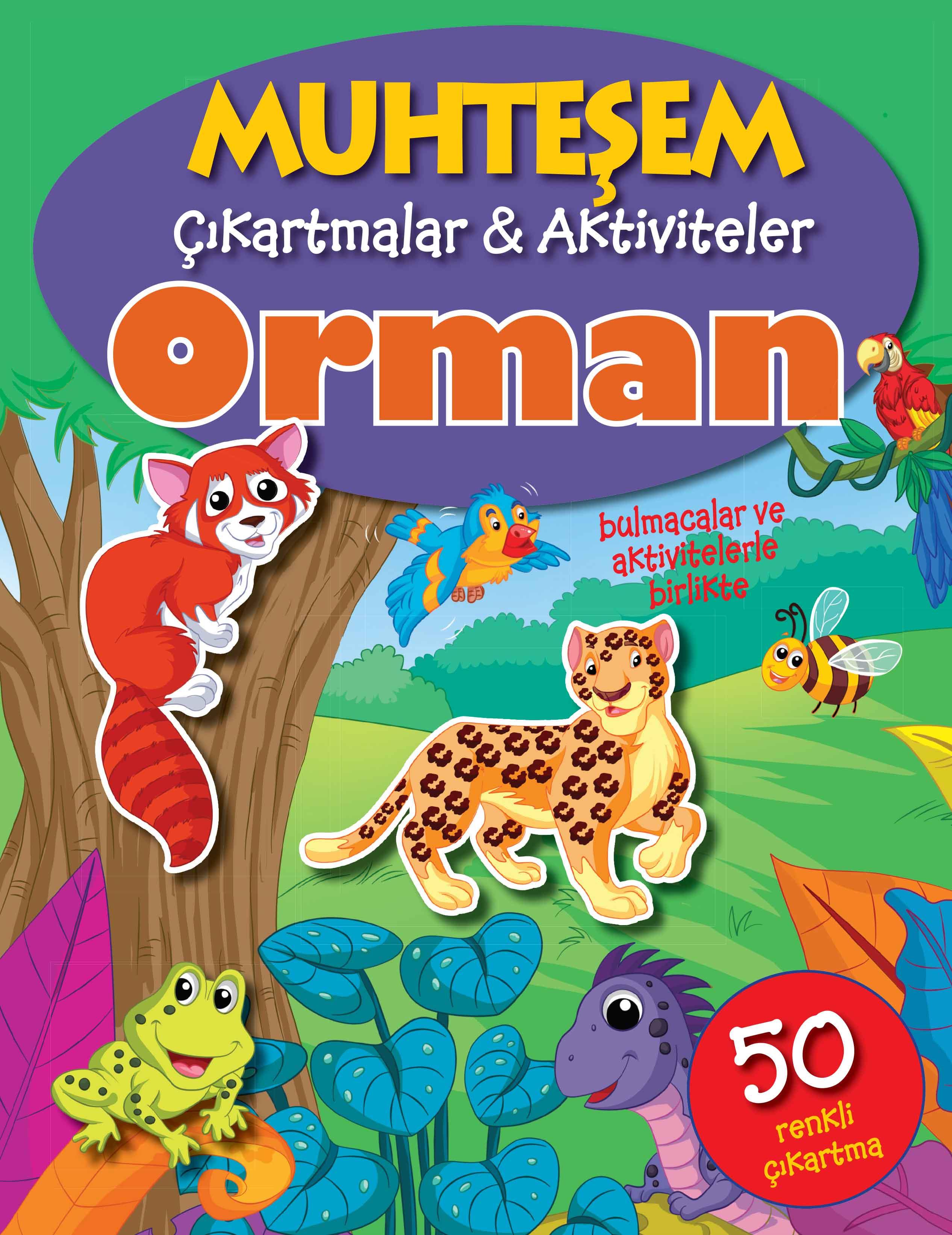 Muhteşem Çıkartmalar ve Aktiviteler - Orman