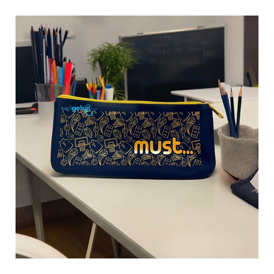 Must Silikon Kalem Çantası Dizayn Pastel Renkler