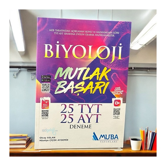 Mutlak Başarı Tyt-ayt Biyoloji 25 Deneme Muba Yayınları