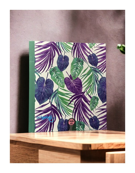 My Mia Art Green Leaf Defter