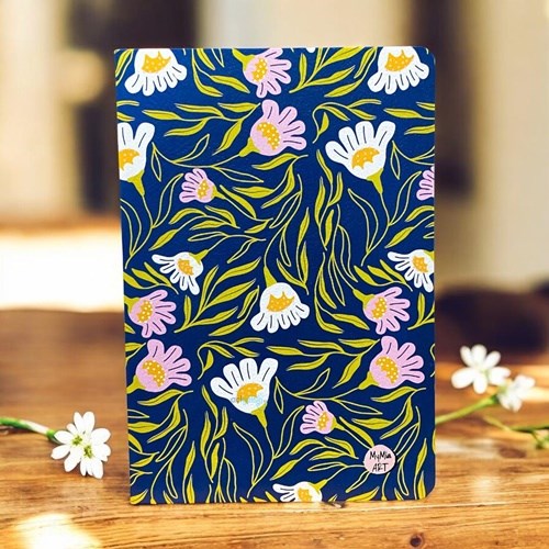 My Mia Art Haki Yaprak Çizgili Not Defteri