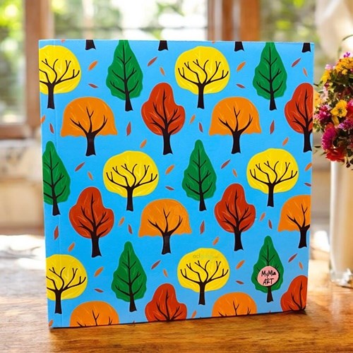 My Mia Art Kayi Kenar Baskılı Çizgili Defter