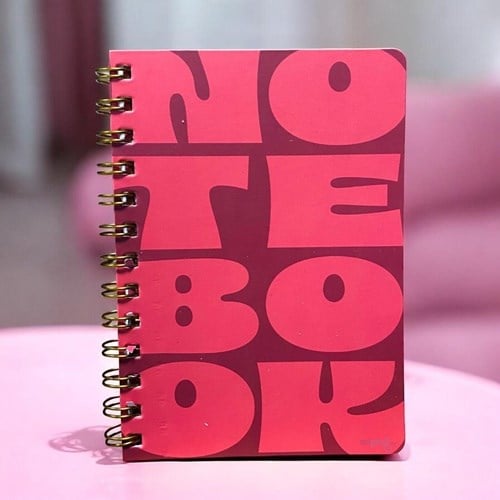 My Mia Art Notebook Kırmızı Spiralli Not Defteri Büyük Boy