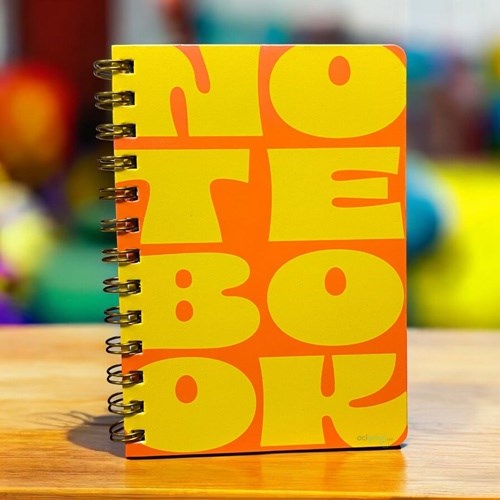 My Mia Art Notebook Turuncu Spiralli Not Defteri Büyük Boy