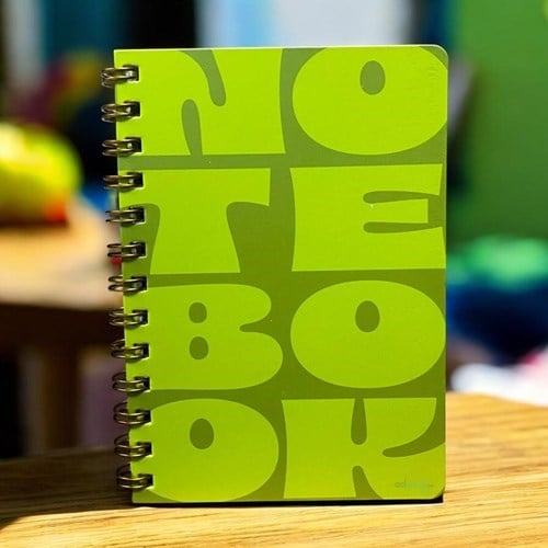 My Mia Art Notebook Yeşil Spiralli Not Defteri Büyük Boy