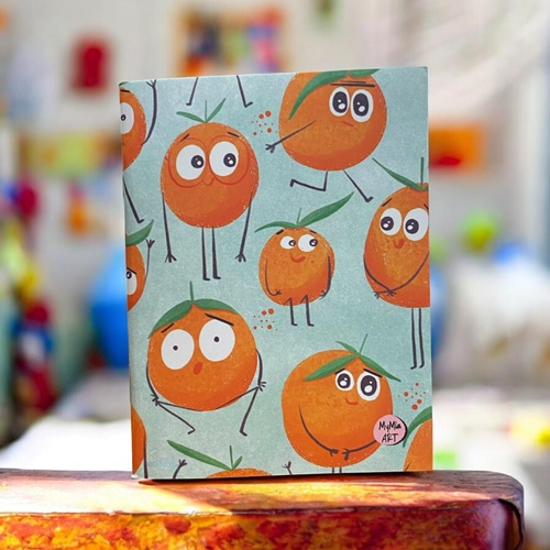 My Mia Art Portakallar Defter Mini