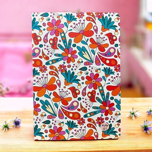 My Mia Art Renkli Baskı Çizgili Not Defteri