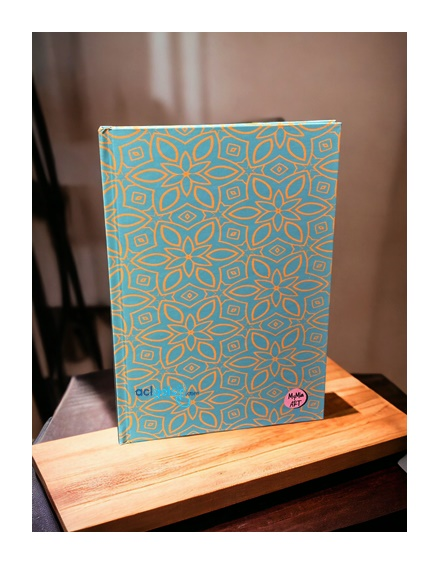 My Mia Art Sarı Çiçek Sert Kapak Defter