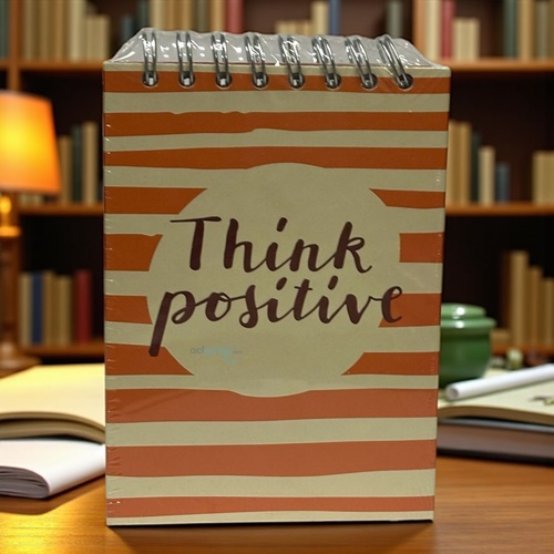 My Mia Art Think Positive Sert Kapak Spiralli Bloknot