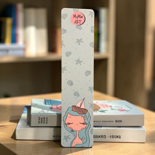 Mymia Art Deniz Kızı Ve Yelkenli Kitap Ayracı