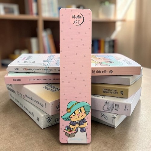 Mymia Art Şapkalı Bahçıvan Kedi Kitap Ayracı