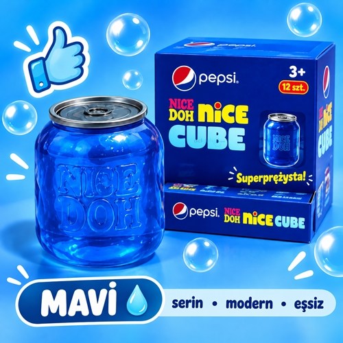 Needoh Jelly Squishy Pepsi Kutu Nice Cube