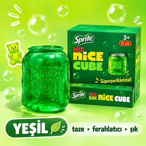 Needoh Jelly Squishy Sprite Kutu Nice Cube