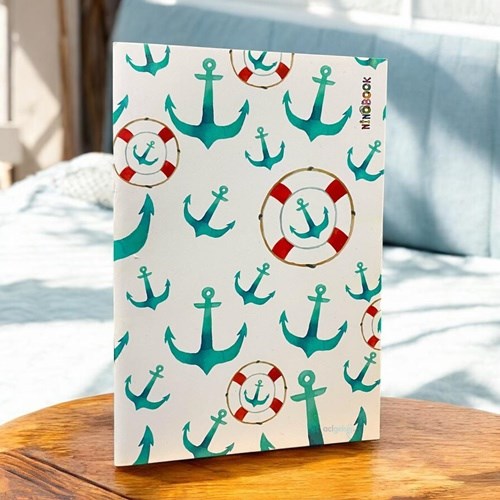 Ninobook Anchor Çizgisiz Not Defteri