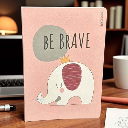 Ninobook Big Brave Elephant Çizgisiz Defter