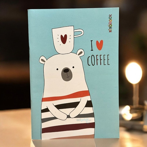 Ninobook Coffee Bear Not Defteri 64 Yp.çizgisiz