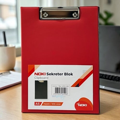 Noki A5 Kapaklı Sekreterlik Kırmızı