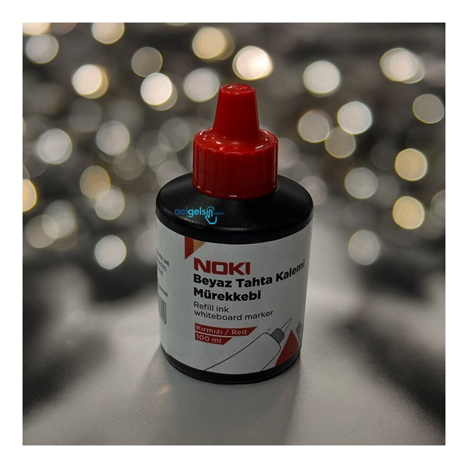 Noki Beyaz Tahta Kalem Mürekkebi 100 Ml.kırmızı