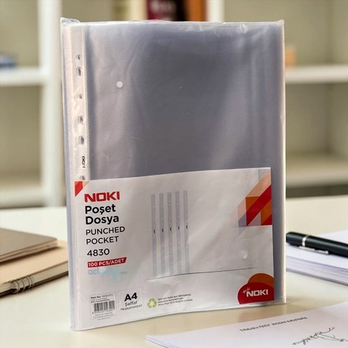Noki Eco Poşet Dosya A4 100 Lü