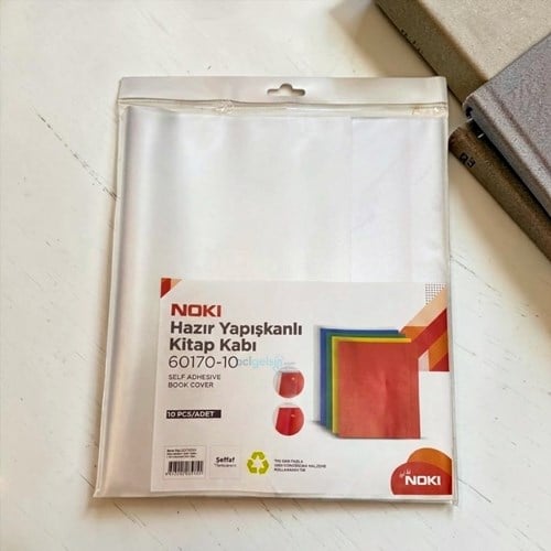Noki Hazır Yapışkanlı Kitap Kabı 10 Lu Şeffaf