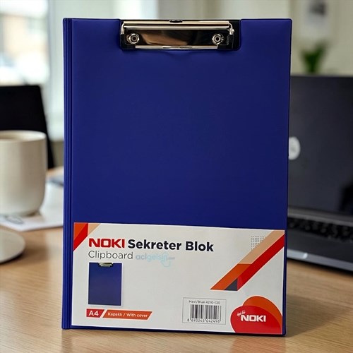 Noki Sekreterlik A4 Kapaklı Blok Mavi
