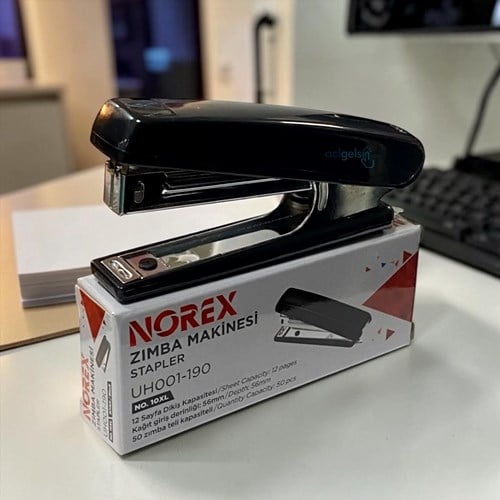 Norex Zımba Makinası Siyah No:10xl