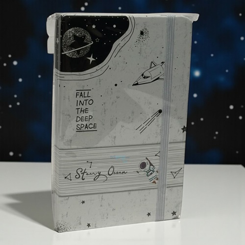 Not Defteri Lastikli A6 Bloknot Space 80 Yaprak Çizgili