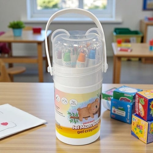 Nova Color Jel Mum Boya Plastik Kutu 12'li