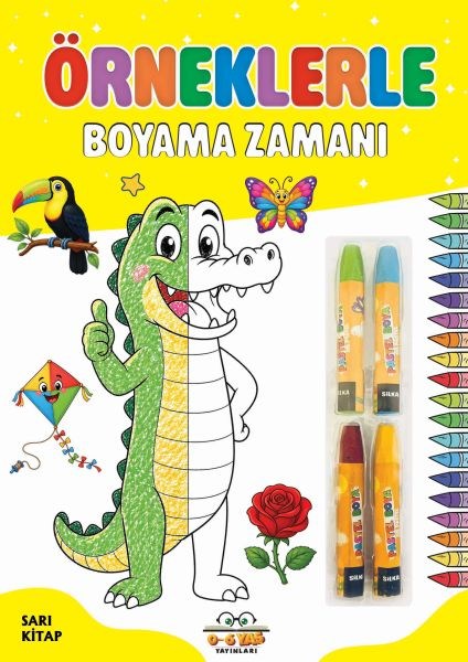 Örneklerle Boyama Zamanı - Sarı Kitap