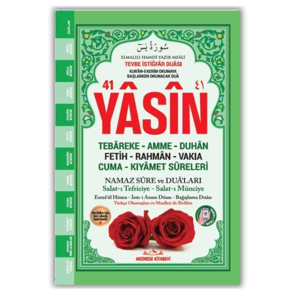 Orta Boy Yasin Kitabı Karton Kapak 80 Sayfa Yeni Yeşil Renk