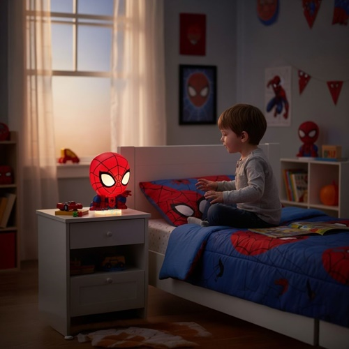 Örümcek Adam Işıklı Bluetooth Hoparlör