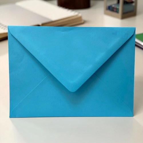 Oyal Davetiye Zarfı Renkli 13x18 Cm Mavi
