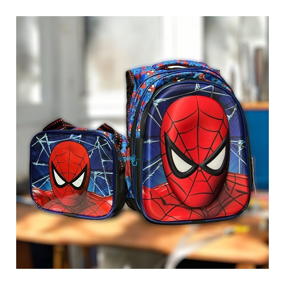 Özgür Kabartma Spiderman Sırt Çantası