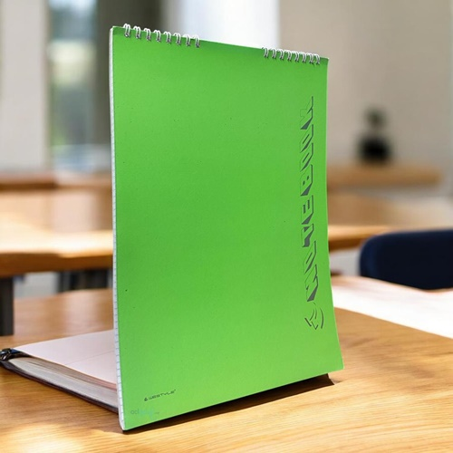 Özkan Spiralli Kareli Bloknot Defter A4 50yp.