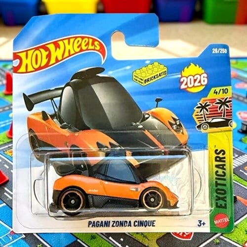 Pagani Zonda Cinque Hot Wheels Tekli Araba