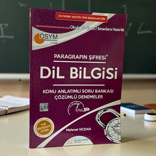 Paragrafın Şifresi Dil Bilgisi Konu Anlatımlı Soru Bankası Paragrafın Şifresi Yayınları