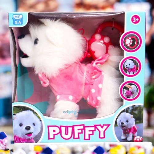 Peluş Sevimli Köpek Puffy Sesli Yürüyen