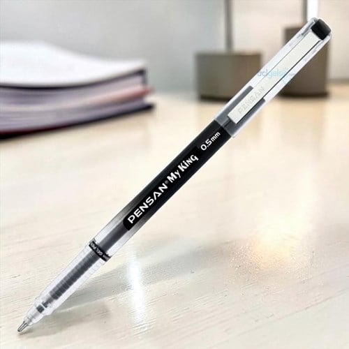 Pensan 6405 My-kıng Jel Metal Klips Kalem 0.5 Siyah