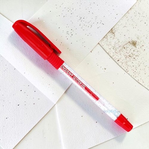 Pensan Glitter Simli Jel Kalem 02228 Kırmızı