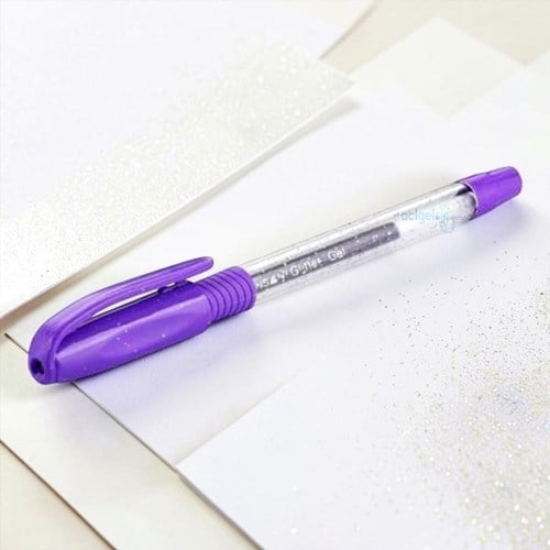 Pensan Glitter Simli Jel Kalem 02228 Mor