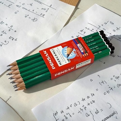 Pensan Mercanlı Kurşun Kalem 12 Li Paket