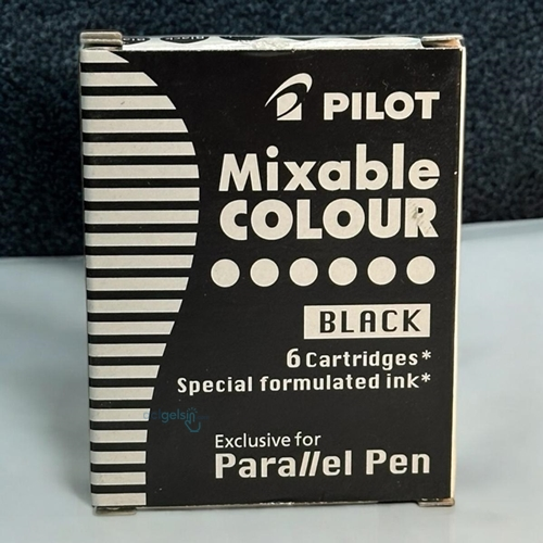 Pilot Parallel Pen Orjinal Mürekkep Yedek Kartuş 6'lı Siyah