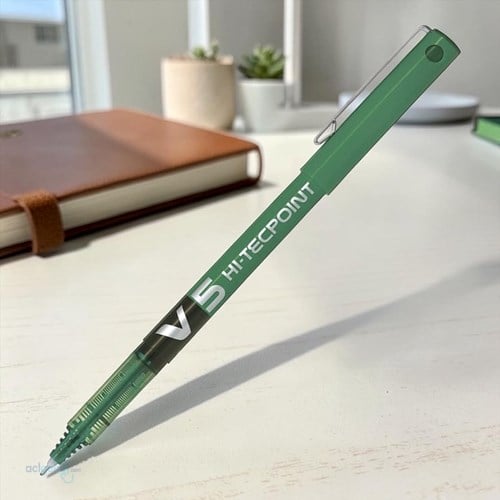 Pilot V5 Hı-tecpoint 0.5 Roller Kalem Yeşil