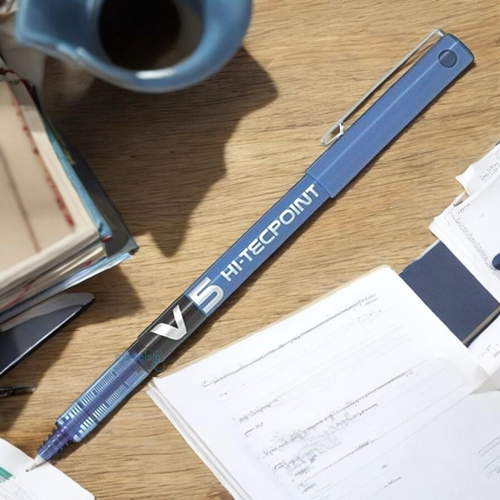 Pilot V5 Hı-tecpoint 0.5 Roller Kalem Mavi