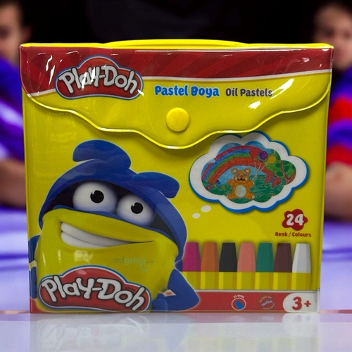 Play Çantalı Pastel Boya 24 Renk