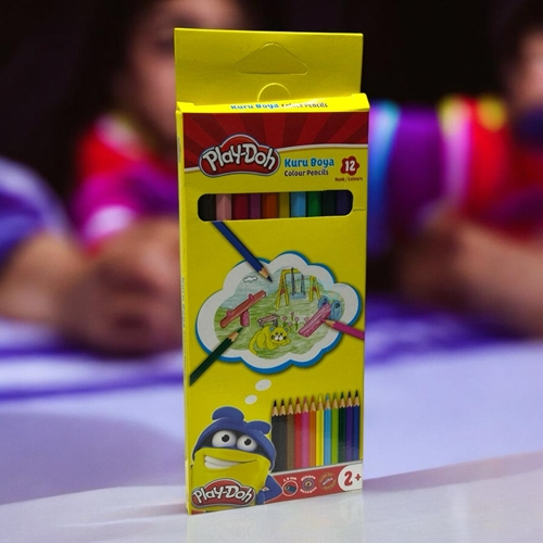 Play-doh Kuru Boya Kalemi Tam Boy 12 Renk