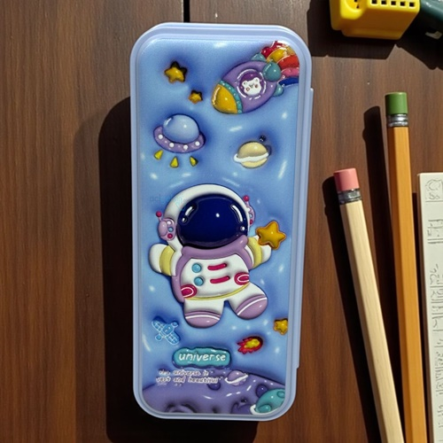 Polimer Space Çift Bölmeli Kalem Kutusu