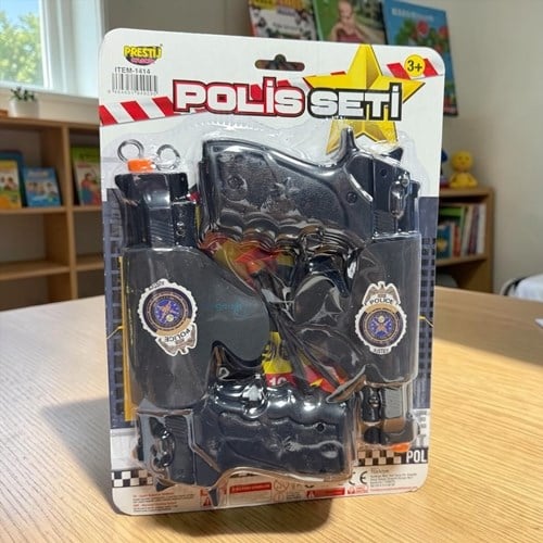 Polis Seti Kılıflı İkili Silah Ve Mermisi